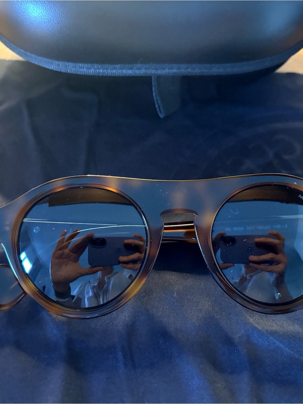 Moncler Round Pilot sunglasses unisex - Picture 3 of 5